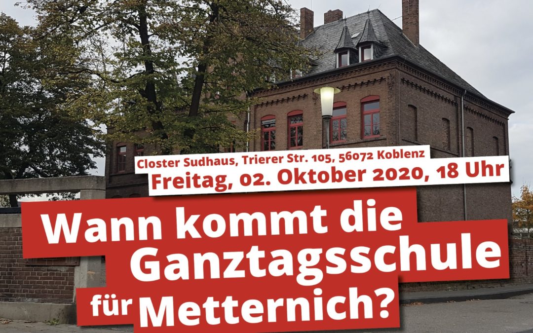 Die Ganztagsschule in Metternich könnte 2022 starten