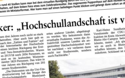 Studierendenzahlen in Rheinland-Pfalz steigen!
