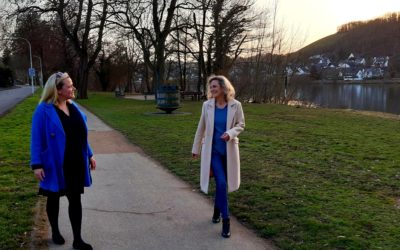 Moselspaziergang mit Anna Köbberling – Antje Ott fragt die Landtagsabgeordnete nach Beruflichem und Privatem