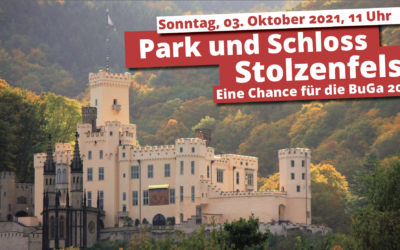 Anna Köbberling lädt zum Herbstspaziergang durch den Schlosspark von Schloss Stolzenfels