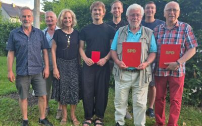 Sommerfest: SPD Metternich-Bubenheim ehrt langjährige Mitglieder und begrüßt Nachwuchs